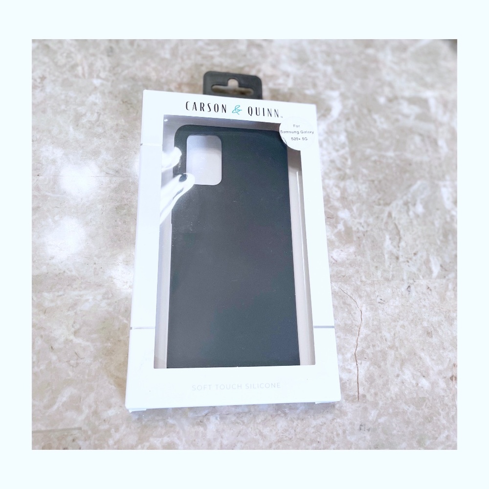 NEW Carson & Quinn Samsung Galaxy S20+ Soft Touch Silicone Phone Case NIB